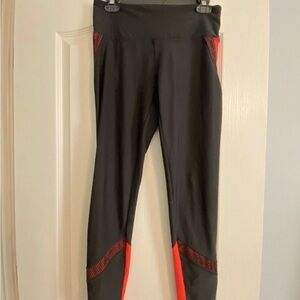 ABS by Allen Schwartz Mesh Trim Colorblock Legging Medium